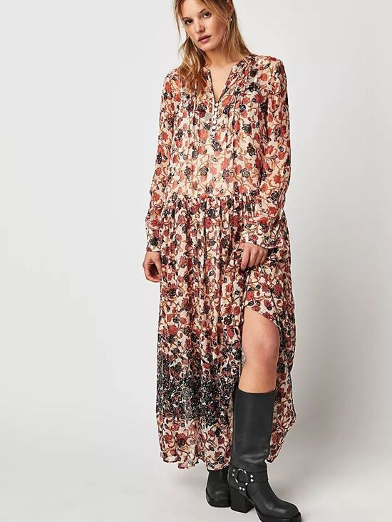 Free People Dresses & Skirts - Free People See it Through Maxi Dress
